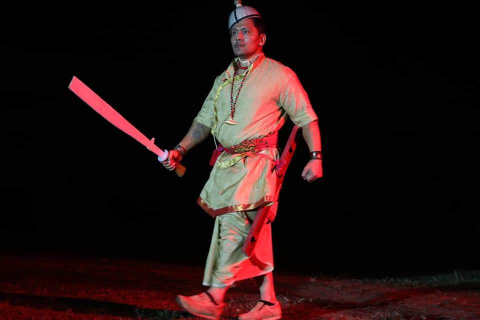 Actor Bijit Gogoi as Bir Lachit Barphukan